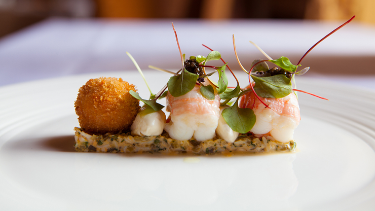 Three Course A La Carte Dinner for two in Restaurant Hywel Jones